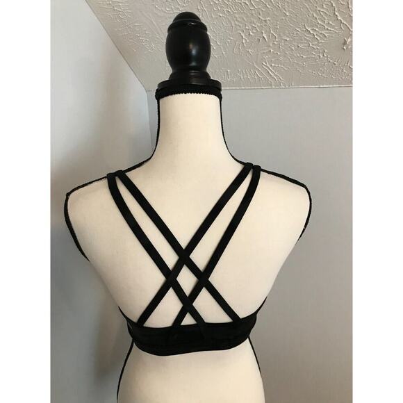 Lululemon Women's Incognito Camo Multi Grey Energy Bra - Size 6 - Cups Missing - Picture 3 of 7